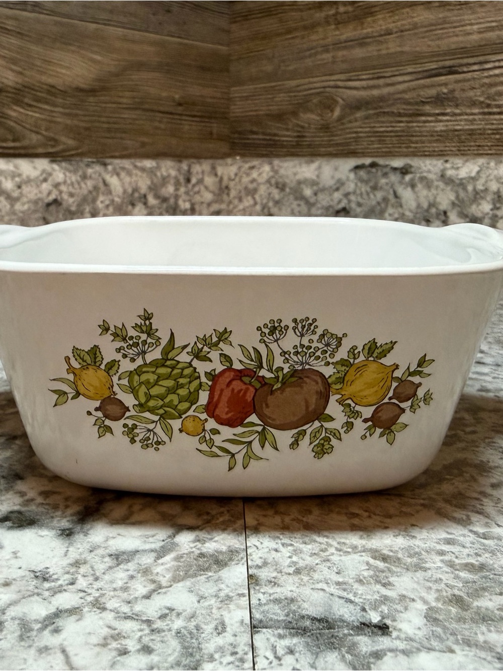 Corning Ware Spice of Life P-43-B mini casserole dish